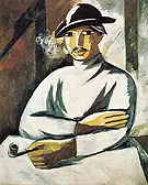 Smoker Tray Painting Style 1911 By Natalia Goncharova