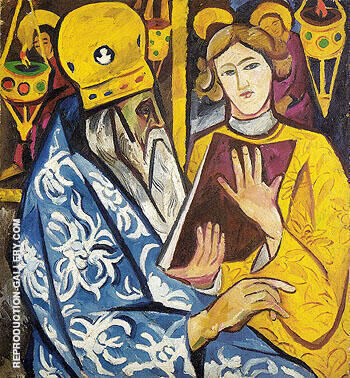 Prelate 1911 by Natalia Goncharova | Oil Painting Reproduction