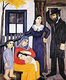 Jewish Family 1912 By Natalia Goncharova