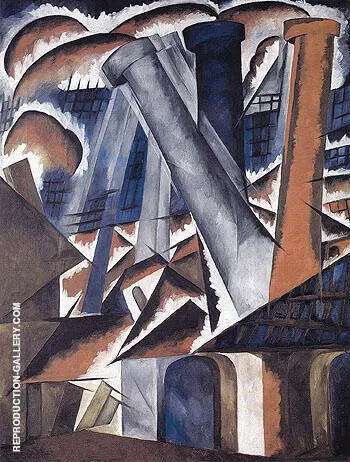 Factory 1912 By Natalia Goncharova