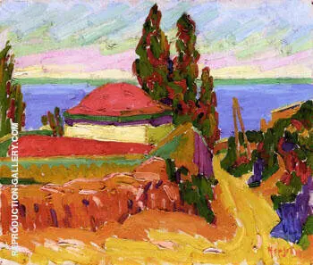 Corsican Landscape 1907 By Auguste Herbin