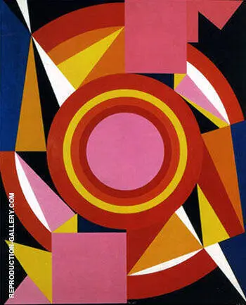 Diable c1958 By Auguste Herbin