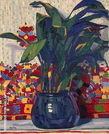 Flowers c1906 By Auguste Herbin