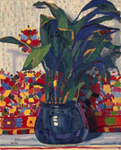 Flowers c1906 By Auguste Herbin