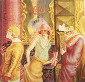 Three Prostitutes on the Street 1925 By Otto Dix