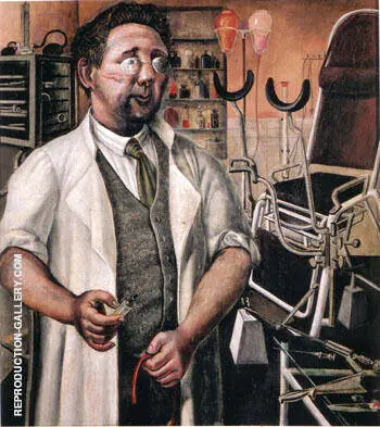 Dr Hans Koch 1921 By Otto Dix