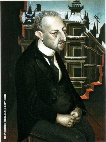 The Lawyer Dr Fritz Glaser 1921 by Otto Dix | Oil Painting Reproduction