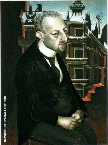 The Lawyer Dr Fritz Glaser 1921 By Otto Dix