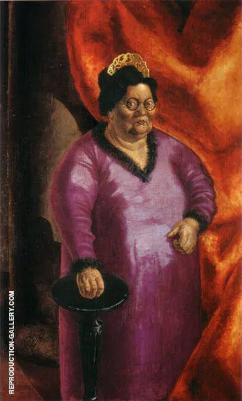 The Art Dealer Johanna Ey 1924 By Otto Dix