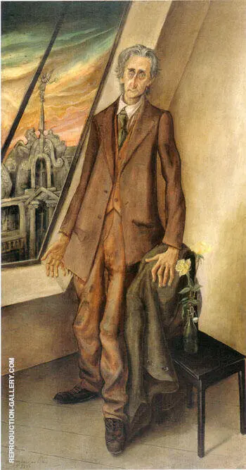 The Poet Iwar von Lucken 1926 By Otto Dix