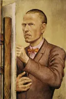 Self Portrait with Easel 1926 By Otto Dix