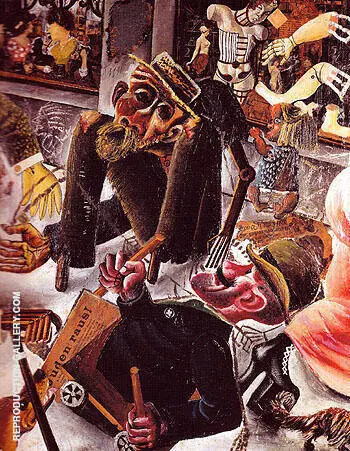 Prager Strasse 1920 By Otto Dix