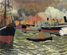 Hamburgs Port 1907 By Auguste Herbin