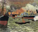 Hamburgs Port 1907 By Auguste Herbin