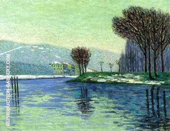 Snow at Haut Isle 1906 By Auguste Herbin