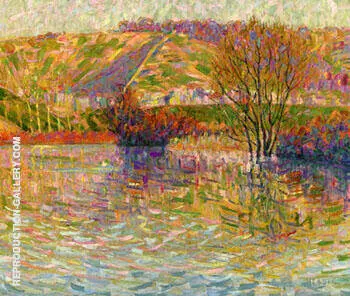 The Coast at Haute Isle c1906 By Auguste Herbin