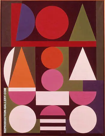 Naissance No 1 1958 By Auguste Herbin