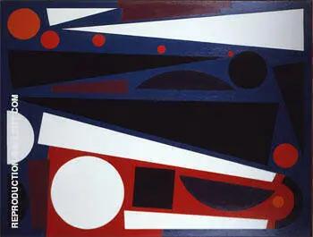 Vent 2 1954 By Auguste Herbin