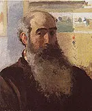 Self Portrait 1873 By Camille Pissarro