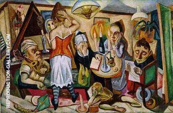 The Family 1920 By Max Beckmann
