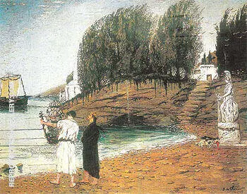 The Departure of the Argonauts 1909 By Giorgio de Chirico