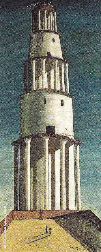 The Great Tower 1913 By Giorgio de Chirico