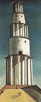 The Great Tower 1913 By Giorgio de Chirico