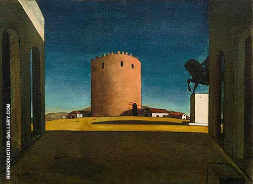 The Red Tower 1913 By Giorgio de Chirico