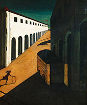 The Mystery and Melancholy of a Street 1914 By Giorgio de Chirico