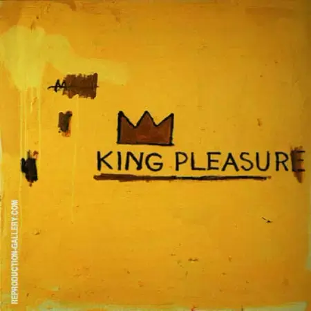 King of Pleasure By Jean-Michel-Basquiat