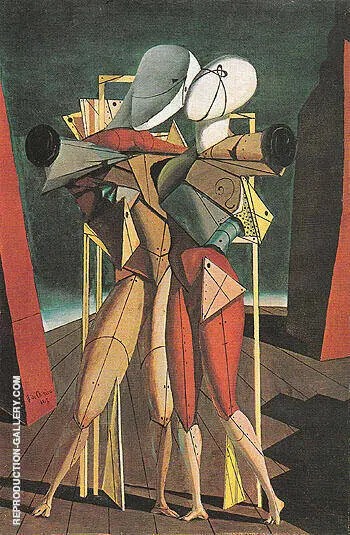 Hector and Andromache 1917 By Giorgio de Chirico