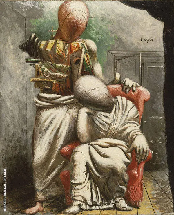 The Poet and his Muse 1925 By Giorgio de Chirico
