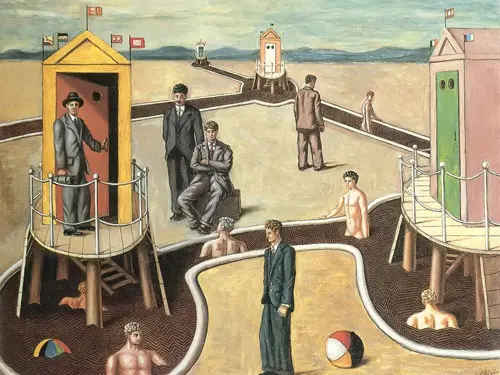 The Mysterious Baths 1934 By Giorgio de Chirico