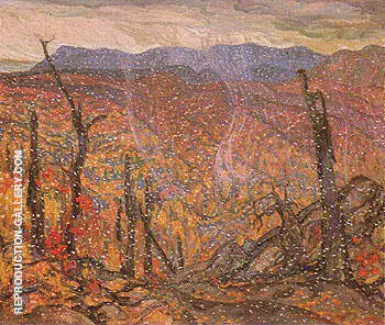 First Snow Algoma c1920 By A Y Jackson