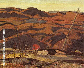 Algoma Rocks Autumn 1923 By A Y Jackson