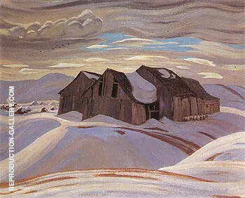 Barns c1926 By A Y Jackson