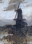 A Dutch Windmill at Night 1909 By A Y Jackson