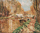 Canal du Loing near Episy 1909 By A Y Jackson