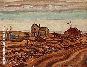 Drought Area Alberta 1937 By A Y Jackson