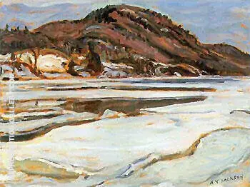 Early Spring Lievre River By A Y Jackson