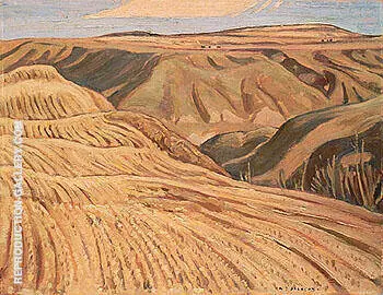 Farmland at Fort St John North of Dawson Creek 1943 By A Y Jackson