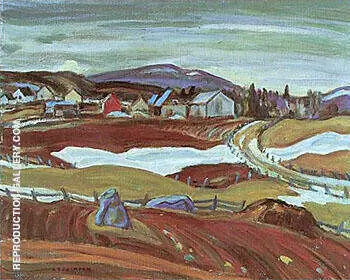 Farm Near St Jean Port Joli By A Y Jackson