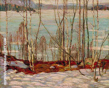 Frozen Lake Early Spring Algonquin Park 1914 By A Y Jackson