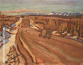 Hightway South of Nelson 1943 By A Y Jackson