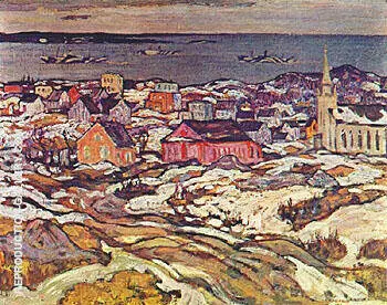 Entrance to Halifax Harb By A Y Jackson