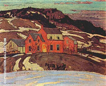 Early Spring Quebec 1923 By A Y Jackson