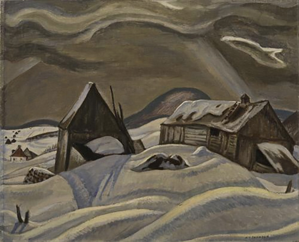 Grey Day Laurentians by A Y Jackson | Oil Painting Reproduction