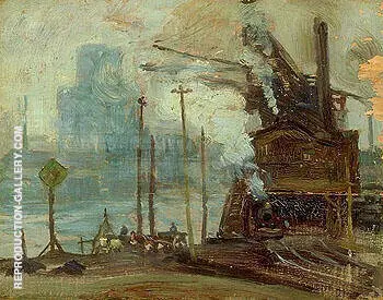 Montreal Harbour 1910 By A Y Jackson