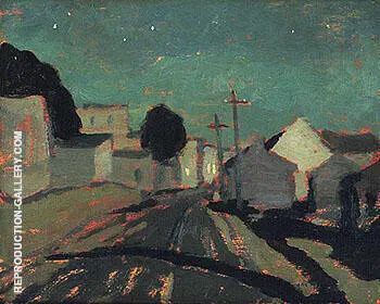 Moonlight Sainte Anne de Beaupre 1925 By A Y Jackson