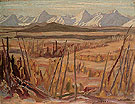 Mountains on the West Side of Haines Road 1943 By A Y Jackson